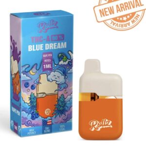 ROLLZ THCA VAPE PEN 1.0 ml 90%(BLUE DREAM)