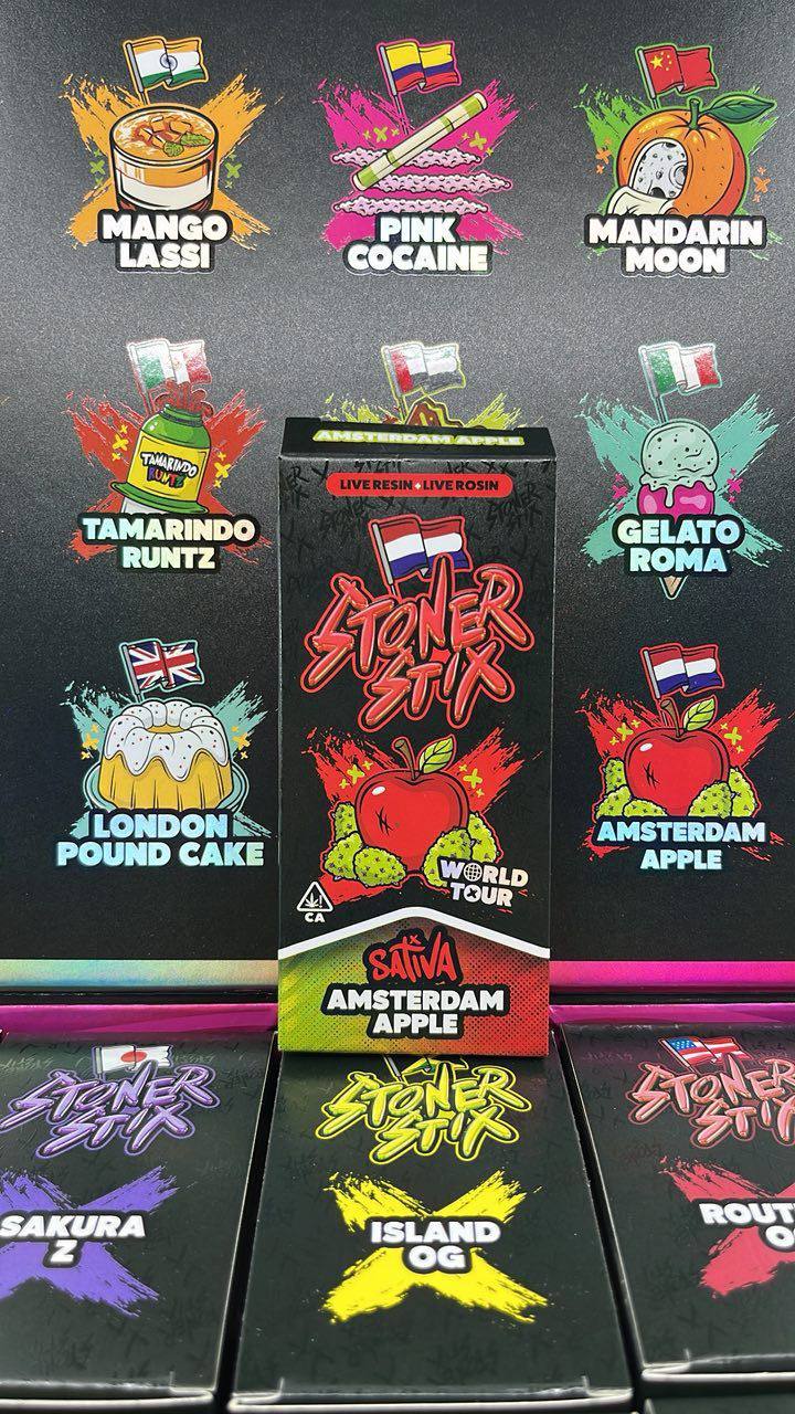 Stoner Stix Amsterdam Apple 2G Disposable – Bild 3